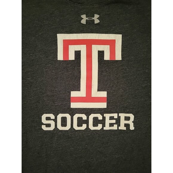 Under Armour Men's T-Shirt Short Sleeve Size L Athletic Graphic Logo Shirt Gray - Picture 6 of 13